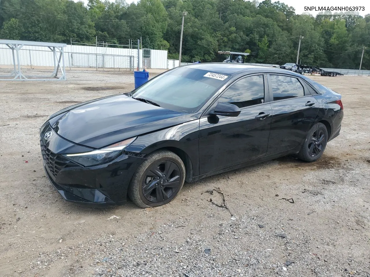 2022 Hyundai Elantra Sel VIN: 5NPLM4AG4NH063973 Lot: 72457244