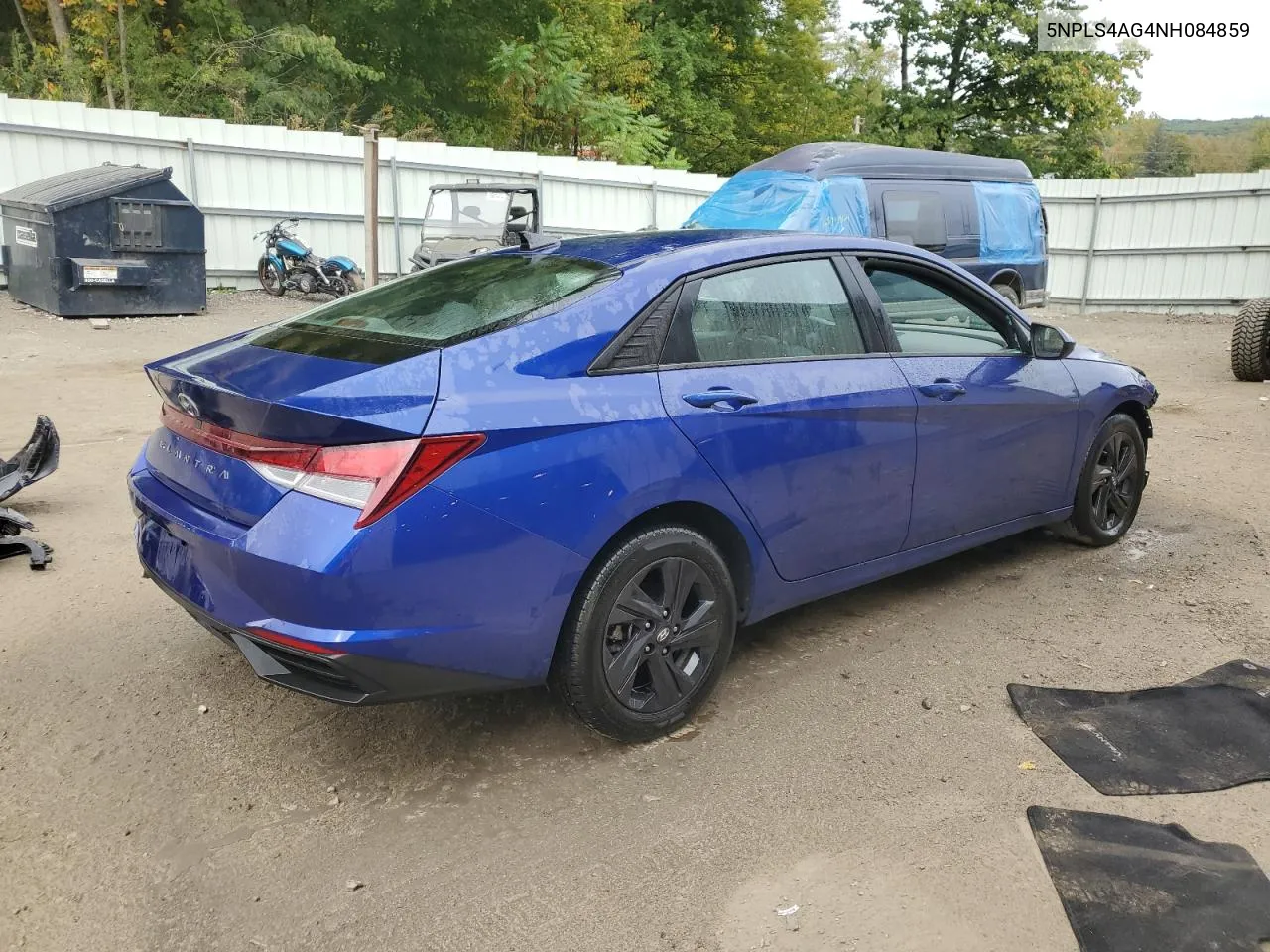 5NPLS4AG4NH084859 2022 Hyundai Elantra Sel