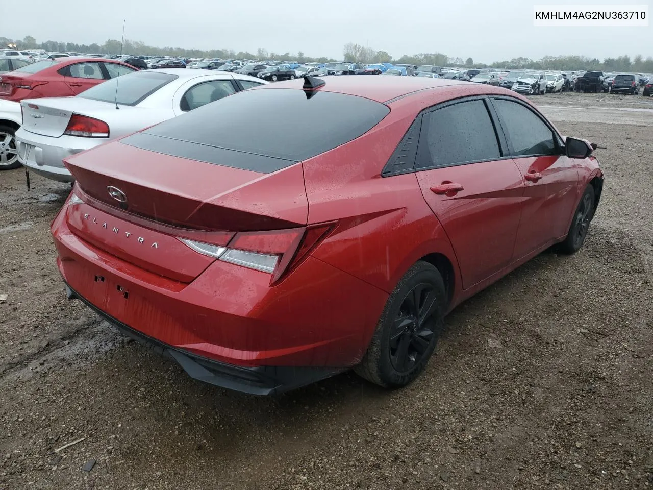 KMHLM4AG2NU363710 2022 Hyundai Elantra Sel