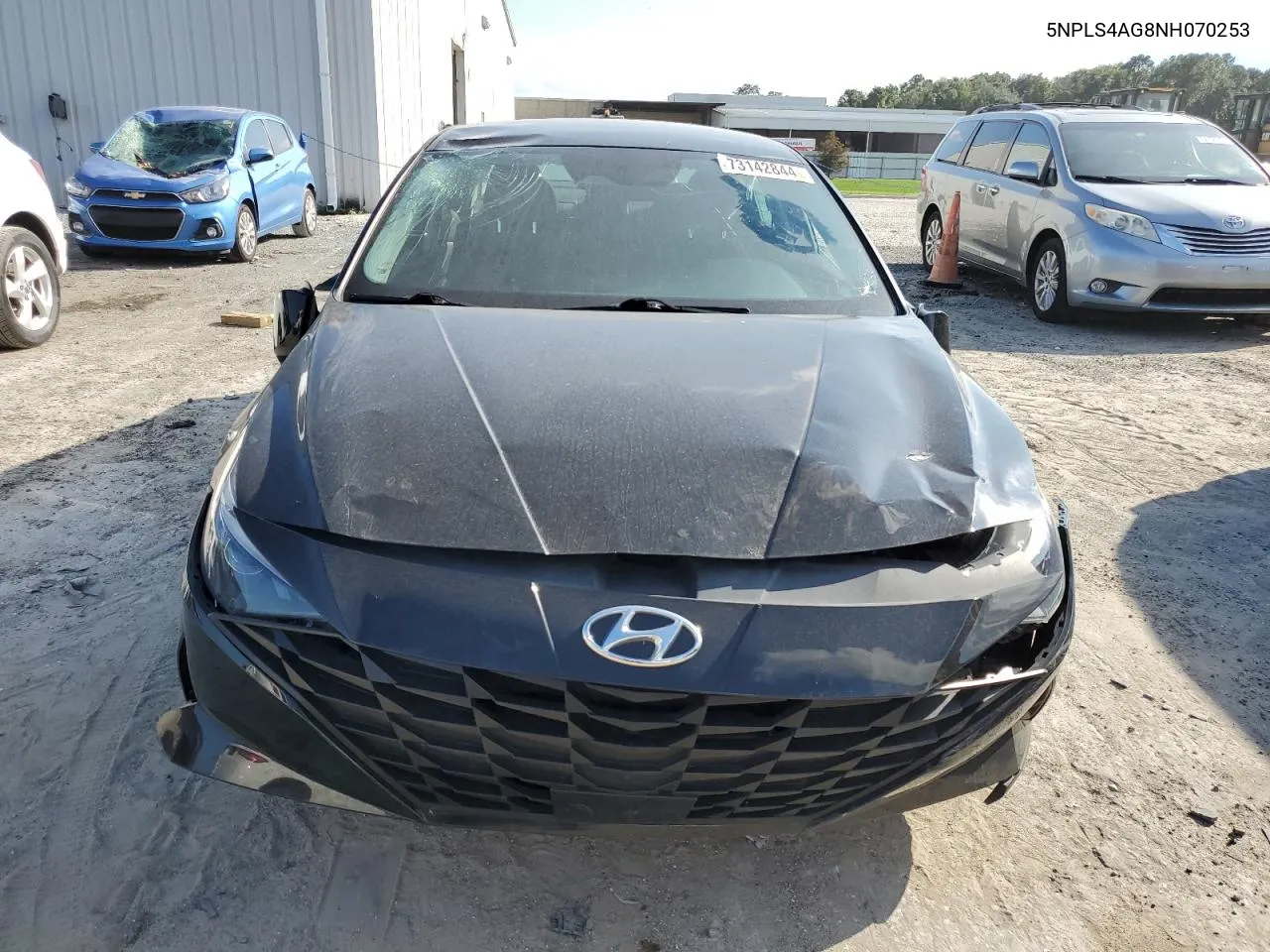 2022 Hyundai Elantra Sel VIN: 5NPLS4AG8NH070253 Lot: 73142844