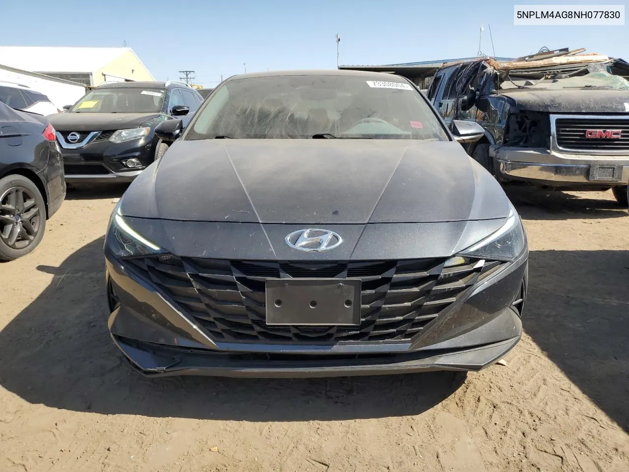 5NPLM4AG8NH077830 2022 Hyundai Elantra Sel