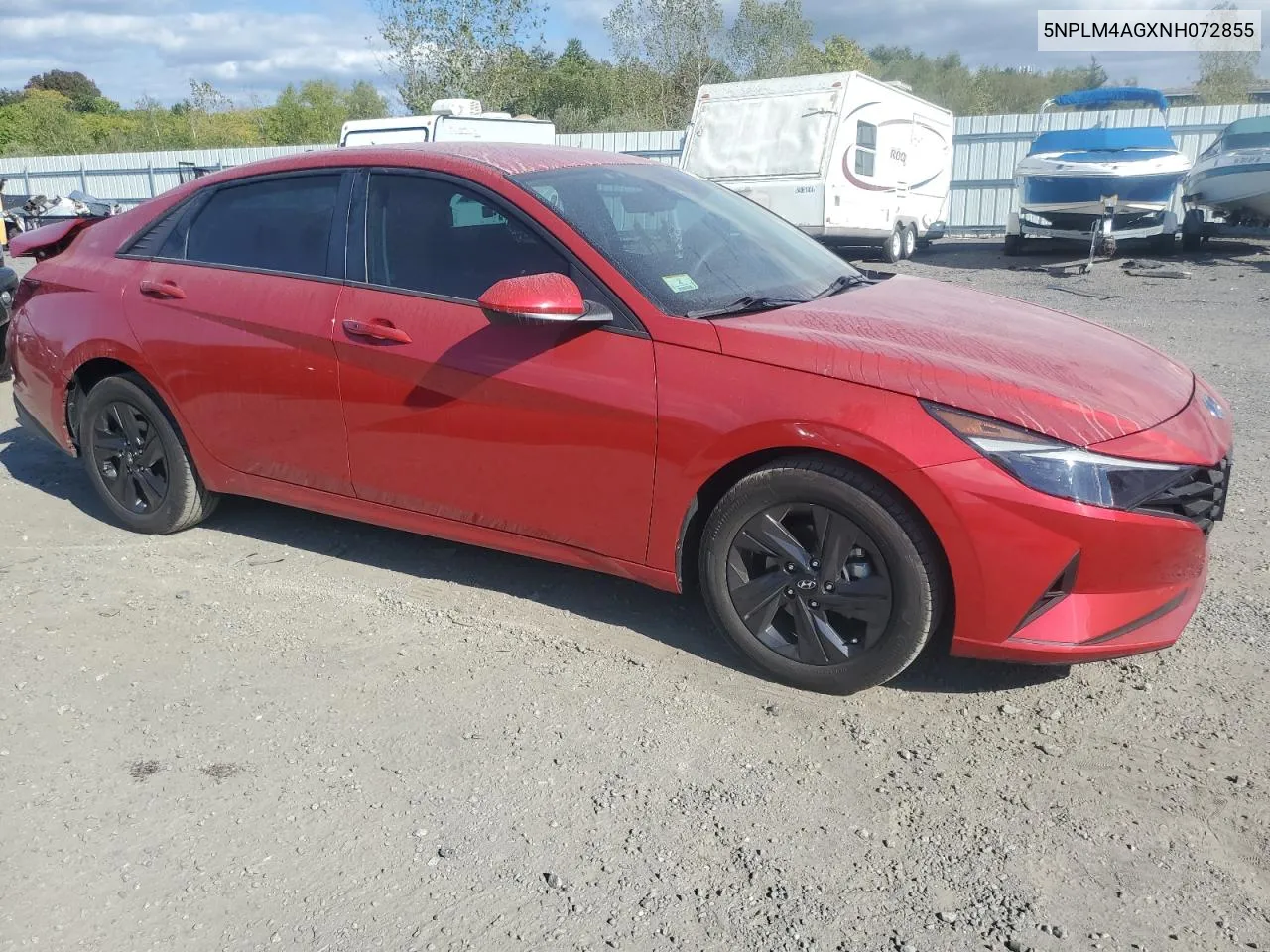 5NPLM4AGXNH072855 2022 Hyundai Elantra Sel