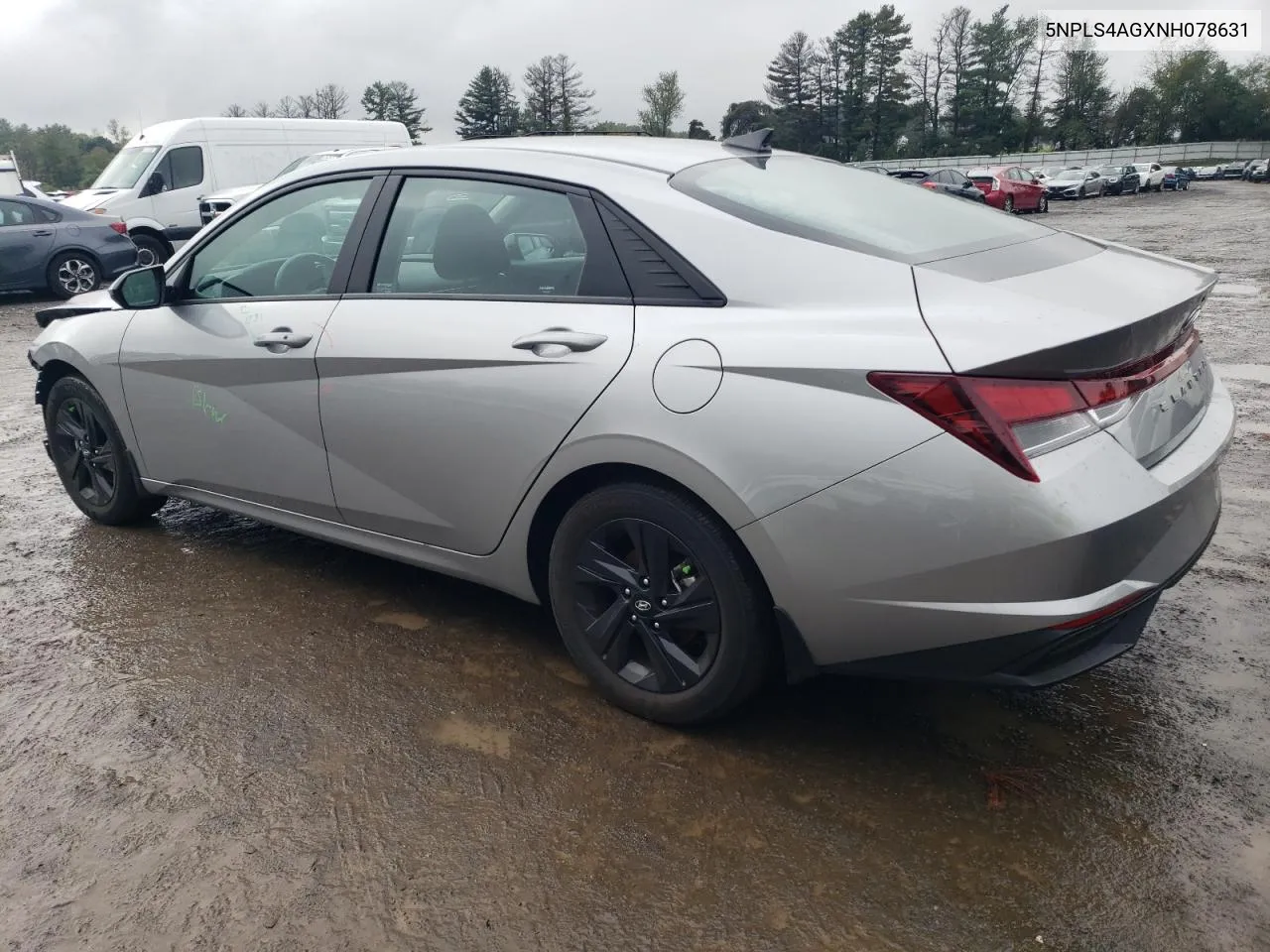 2022 Hyundai Elantra Sel VIN: 5NPLS4AGXNH078631 Lot: 73529924