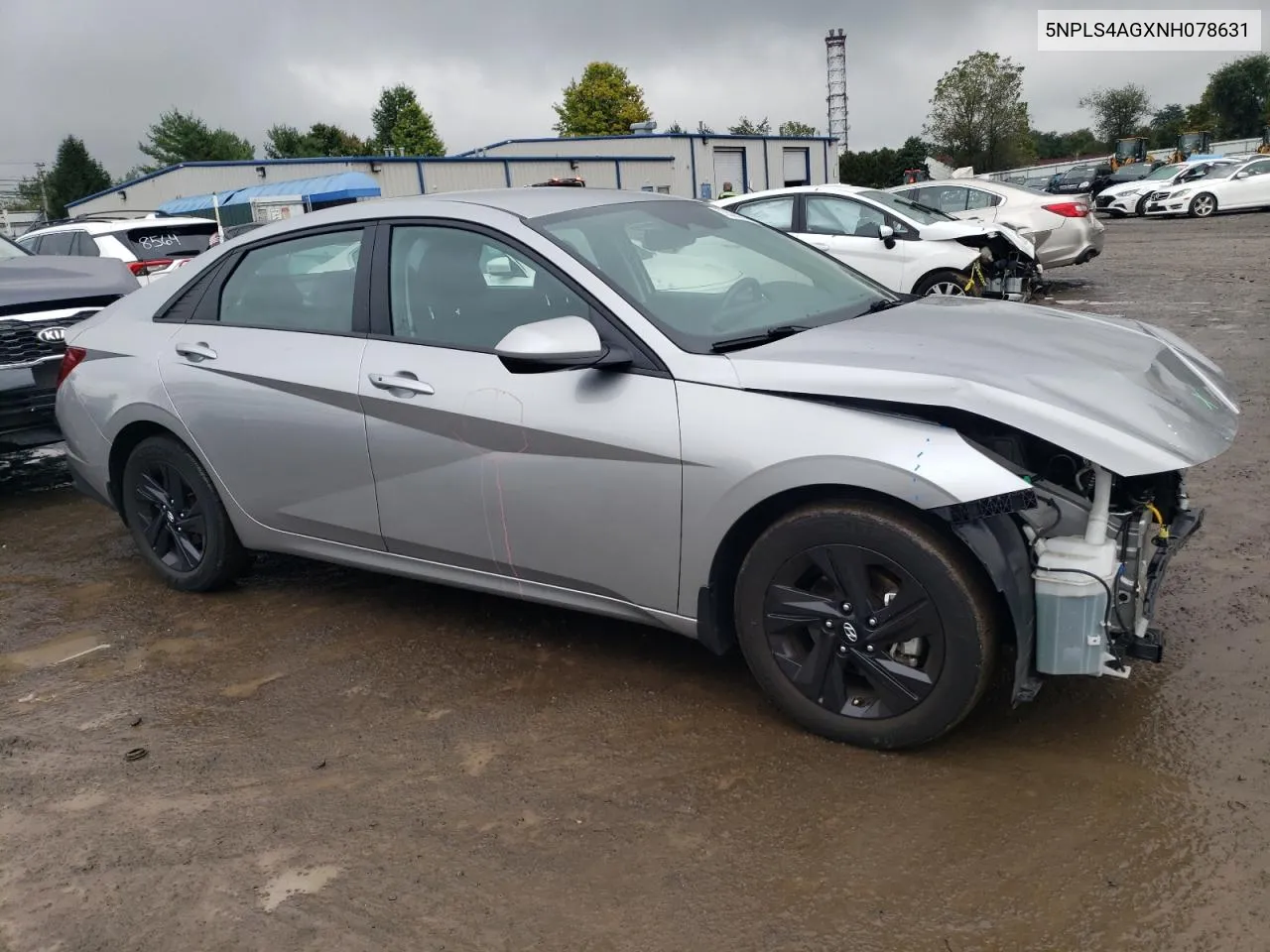 5NPLS4AGXNH078631 2022 Hyundai Elantra Sel