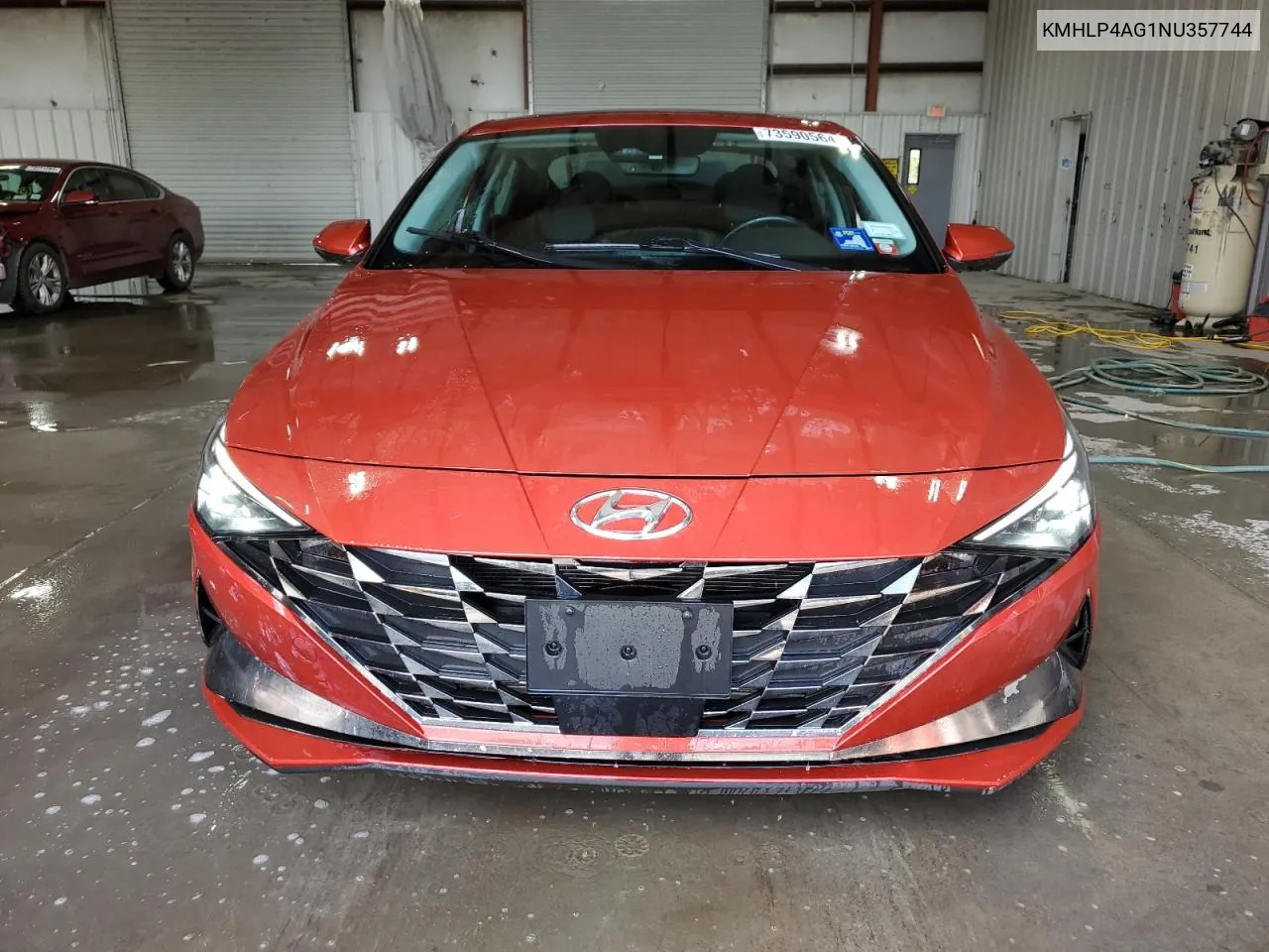 2022 Hyundai Elantra Limited VIN: KMHLP4AG1NU357744 Lot: 73590564