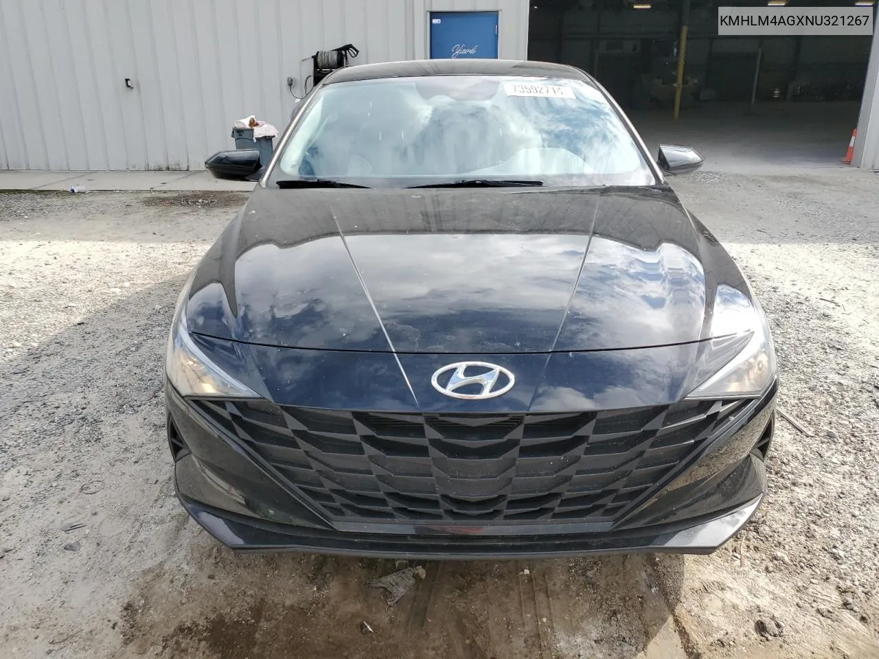 KMHLM4AGXNU321267 2022 Hyundai Elantra Sel