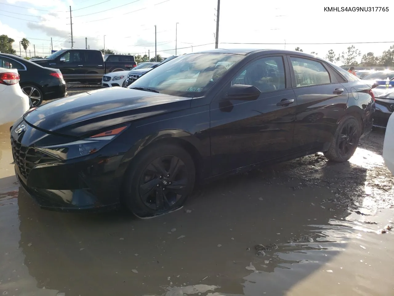 2022 Hyundai Elantra Sel VIN: KMHLS4AG9NU317765 Lot: 73690614