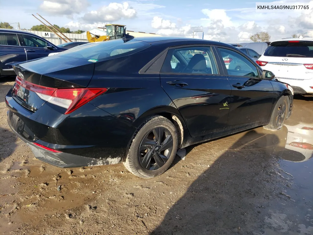 2022 Hyundai Elantra Sel VIN: KMHLS4AG9NU317765 Lot: 73690614