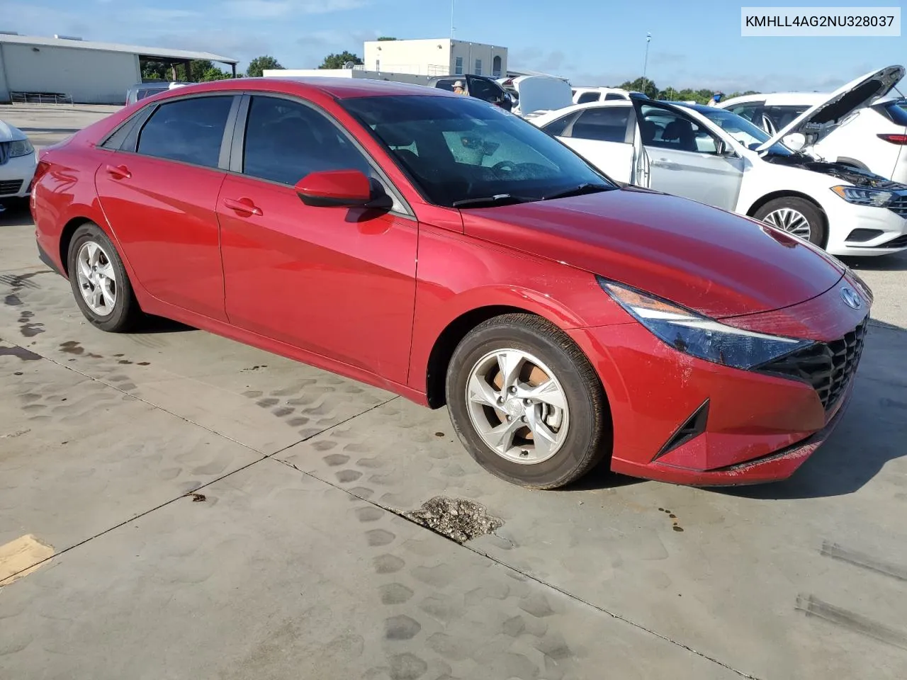 2022 Hyundai Elantra Se VIN: KMHLL4AG2NU328037 Lot: 73849954