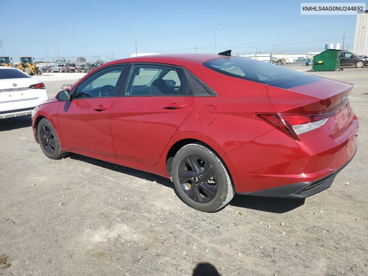 2022 Hyundai Elantra Sel VIN: KMHLS4AG0NU244852 Lot: 73963054