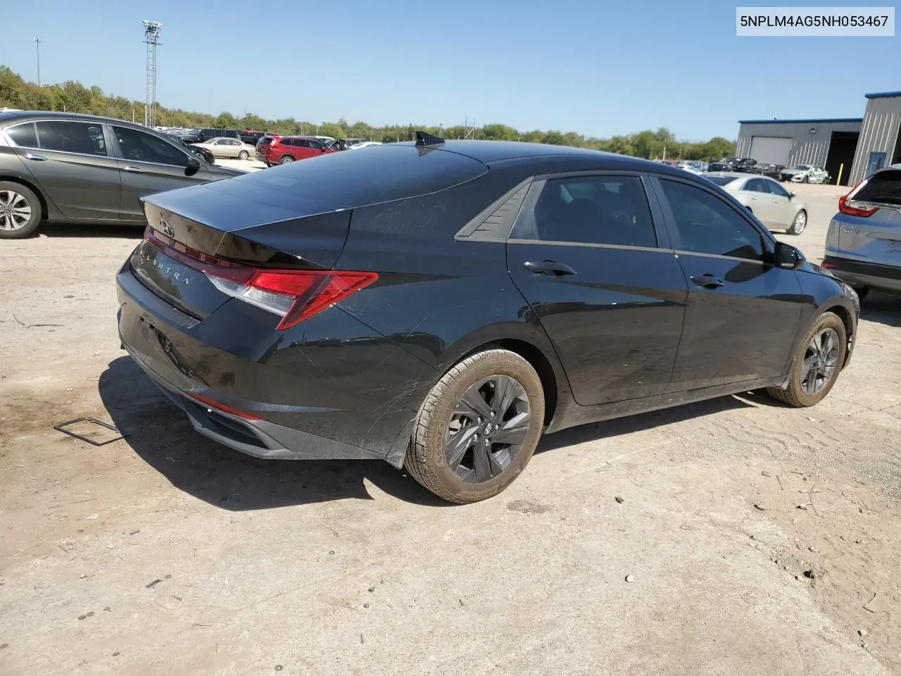 5NPLM4AG5NH053467 2022 Hyundai Elantra Sel