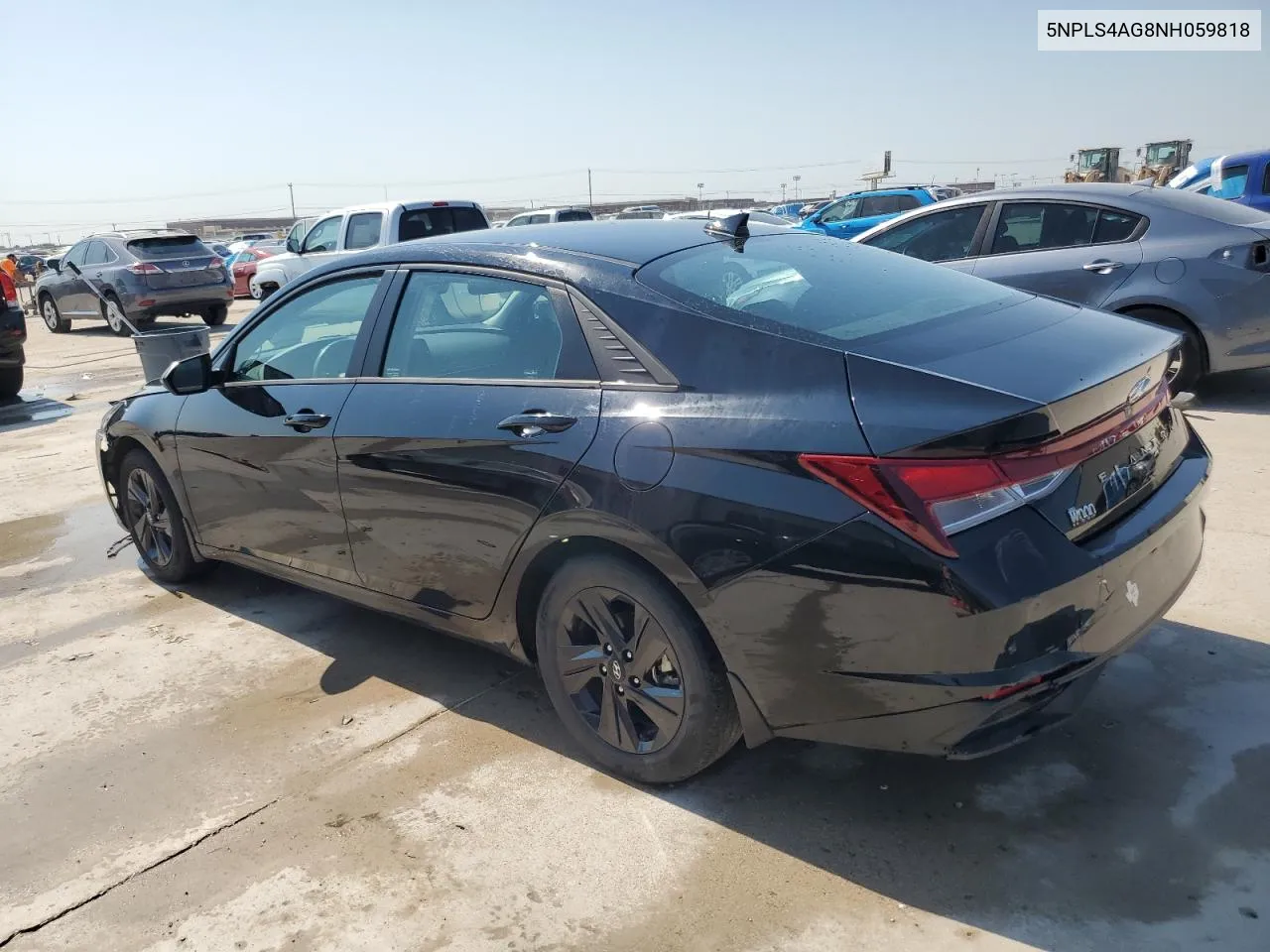 2022 Hyundai Elantra Sel VIN: 5NPLS4AG8NH059818 Lot: 74332684