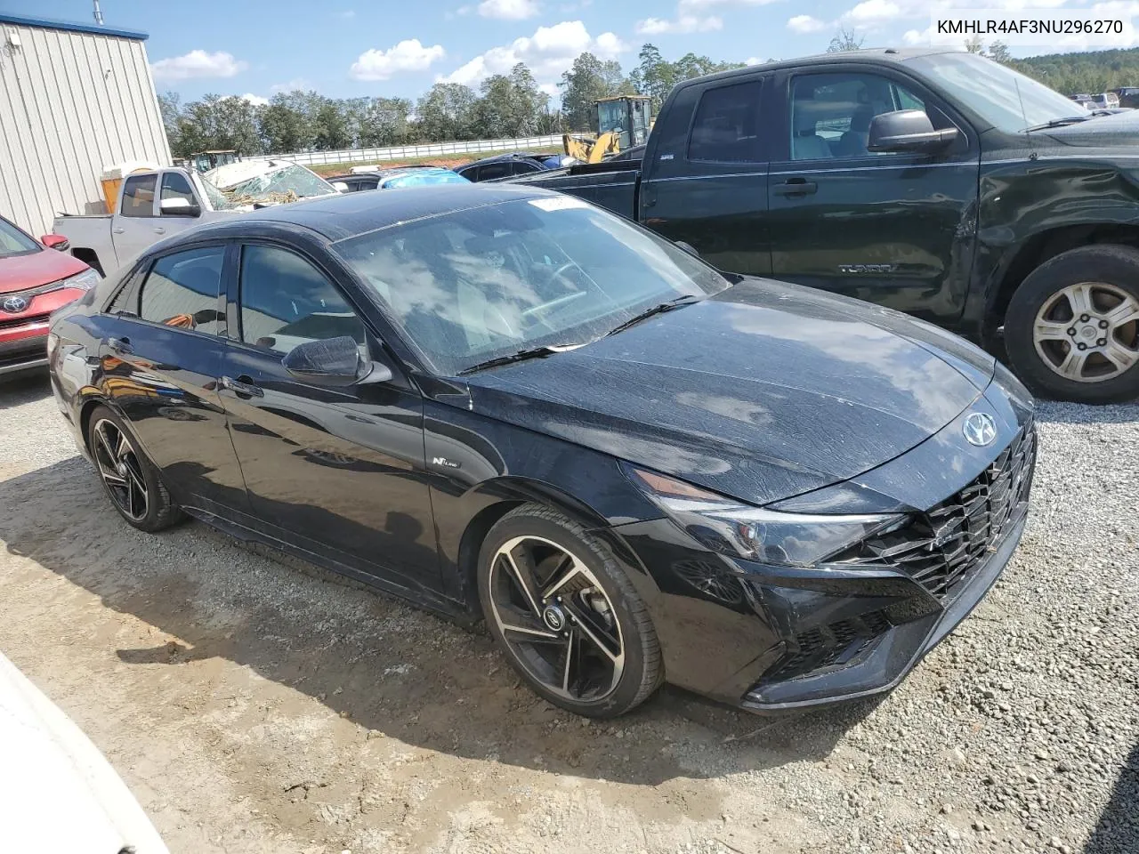 2022 Hyundai Elantra N Line VIN: KMHLR4AF3NU296270 Lot: 74749234