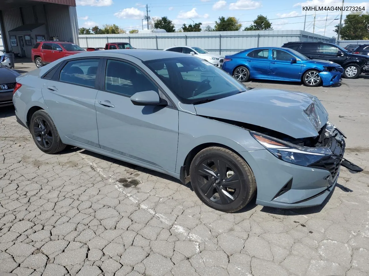 2022 Hyundai Elantra Sel VIN: KMHLM4AG4NU273264 Lot: 74786534