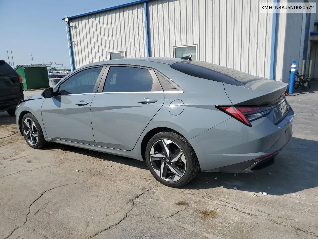 2022 Hyundai Elantra Limited VIN: KMHLN4AJ5NU030572 Lot: 74843064