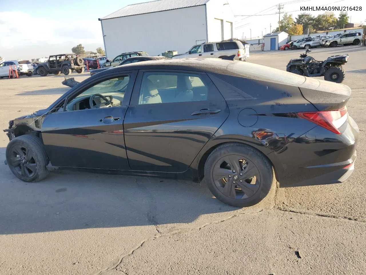 2022 Hyundai Elantra Sel VIN: KMHLM4AG9NU216428 Lot: 74900684