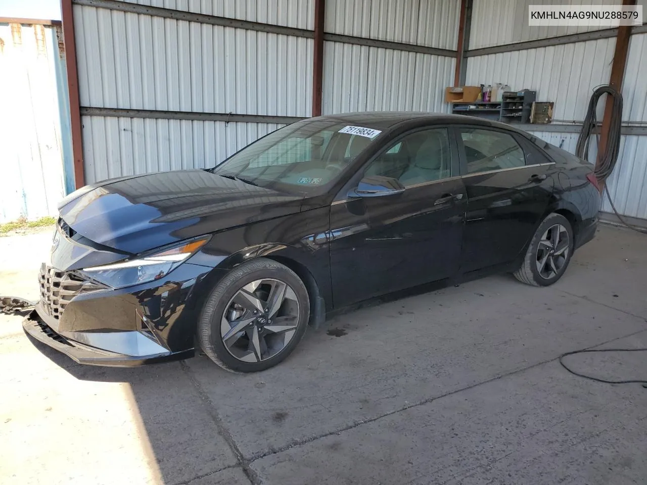 2022 Hyundai Elantra Se VIN: KMHLN4AG9NU288579 Lot: 79295124