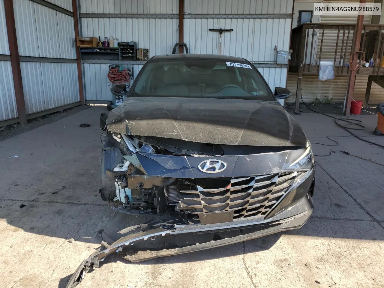 2022 Hyundai Elantra Se VIN: KMHLN4AG9NU288579 Lot: 79295124