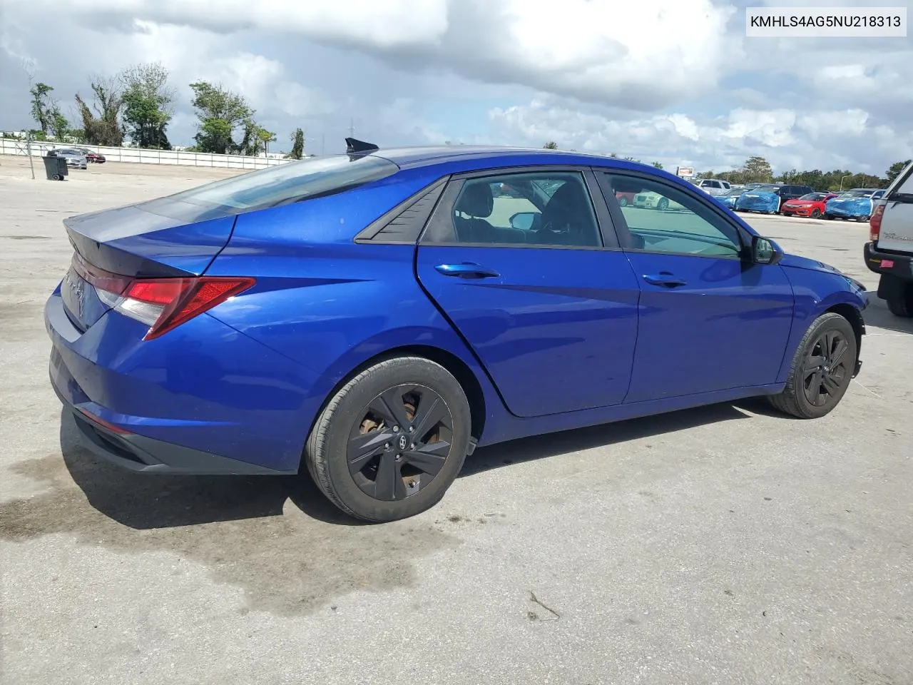 2022 Hyundai Elantra Sel VIN: KMHLS4AG5NU218313 Lot: 75330714