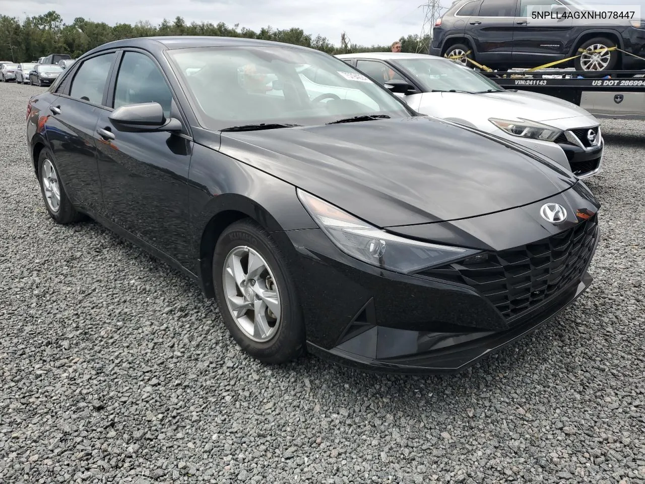 2022 Hyundai Elantra Se VIN: 5NPLL4AGXNH078447 Lot: 75794224