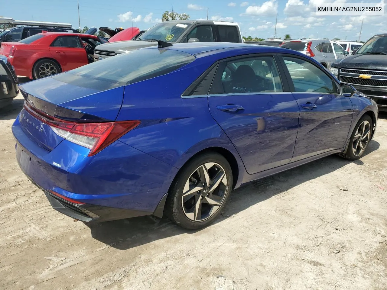 2022 Hyundai Elantra Sel VIN: KMHLN4AG2NU255052 Lot: 76167084