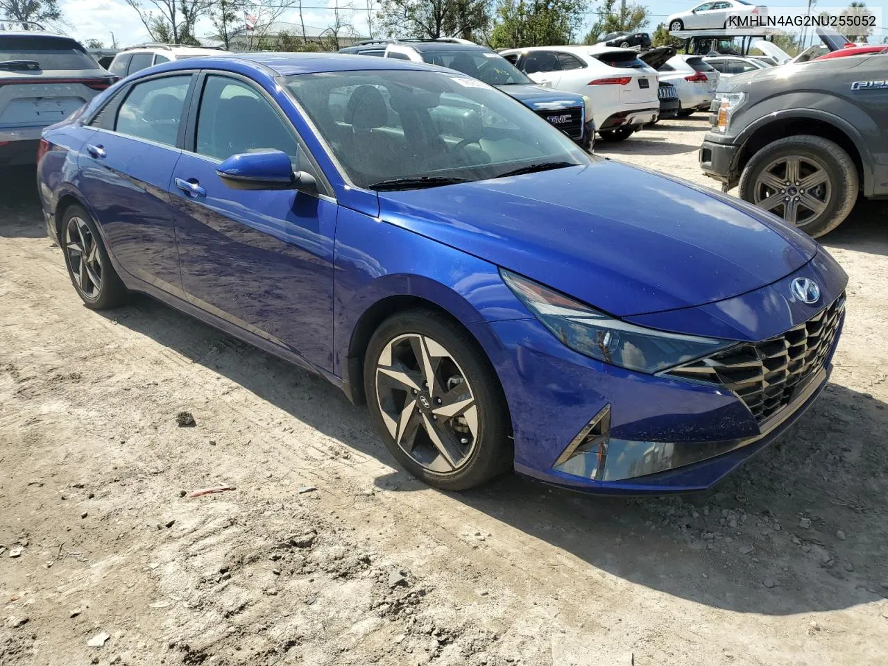 2022 Hyundai Elantra Sel VIN: KMHLN4AG2NU255052 Lot: 76167084