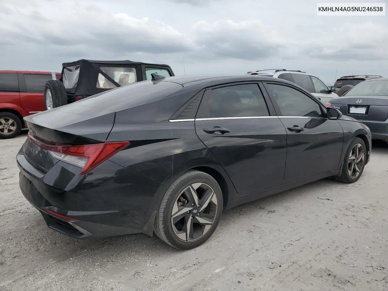 2022 Hyundai Elantra Sel VIN: KMHLN4AG5NU246538 Lot: 76380844