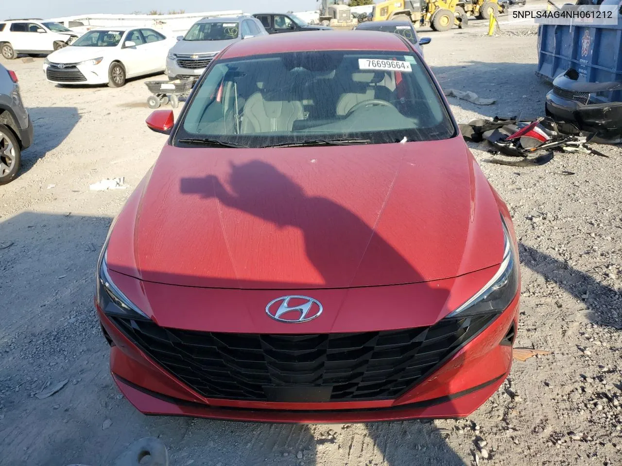 2022 Hyundai Elantra Sel VIN: 5NPLS4AG4NH061212 Lot: 76699664