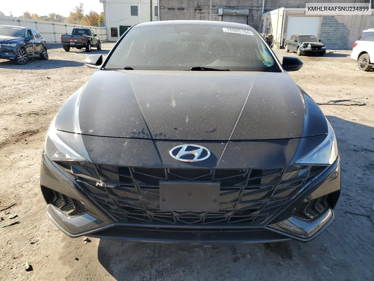 KMHLR4AF5NU234899 2022 Hyundai Elantra N Line