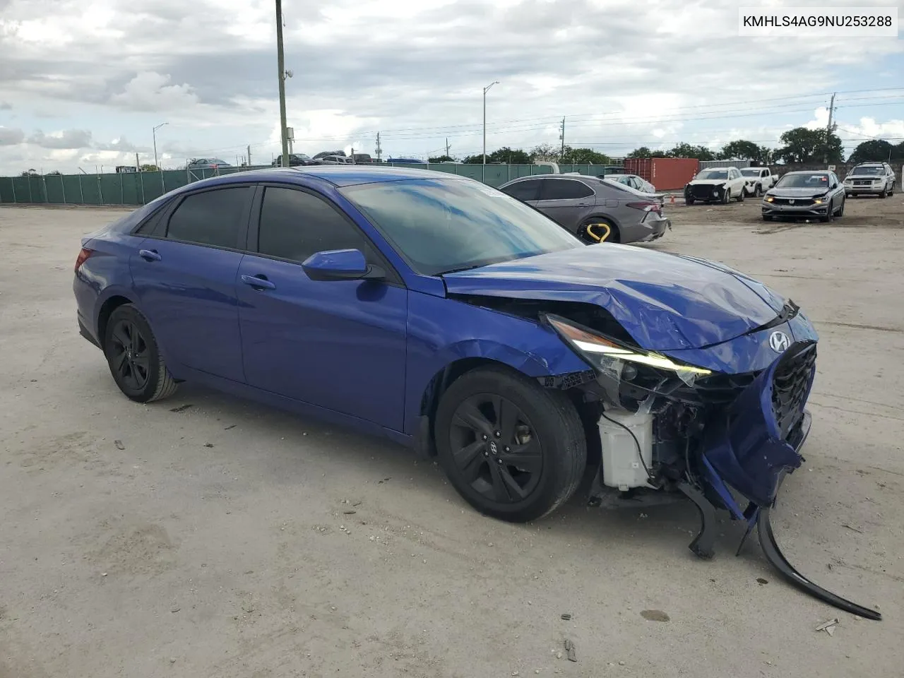 KMHLS4AG9NU253288 2022 Hyundai Elantra Sel