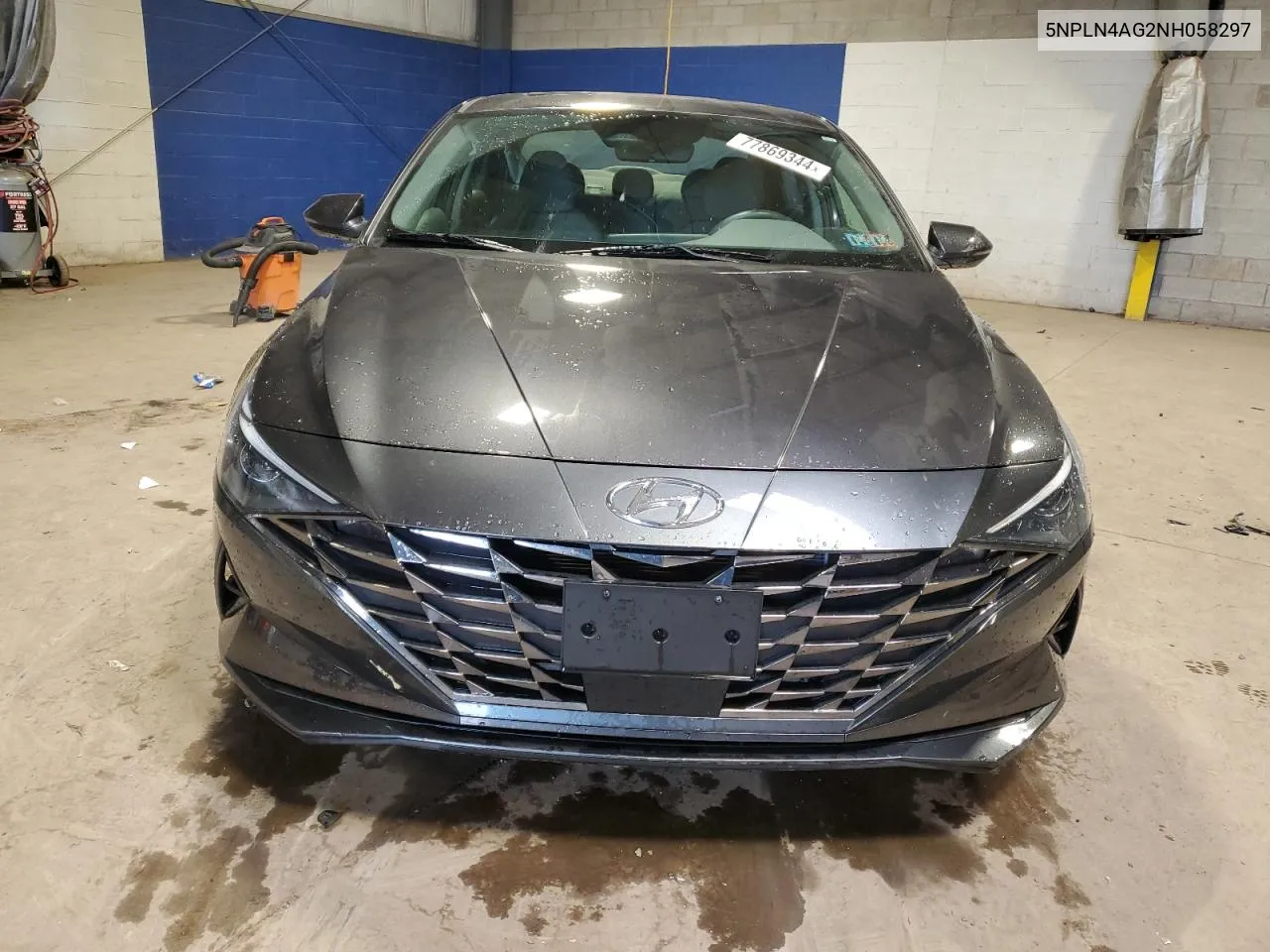 2022 Hyundai Elantra Sel VIN: 5NPLN4AG2NH058297 Lot: 77869344