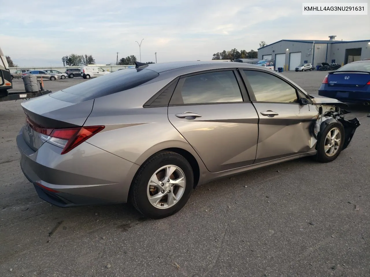 2022 Hyundai Elantra Se VIN: KMHLL4AG3NU291631 Lot: 78070694