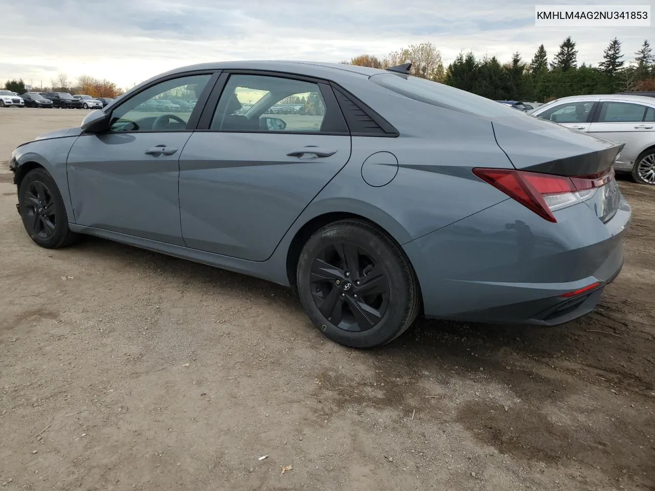 2022 Hyundai Elantra Sel VIN: KMHLM4AG2NU341853 Lot: 78257964