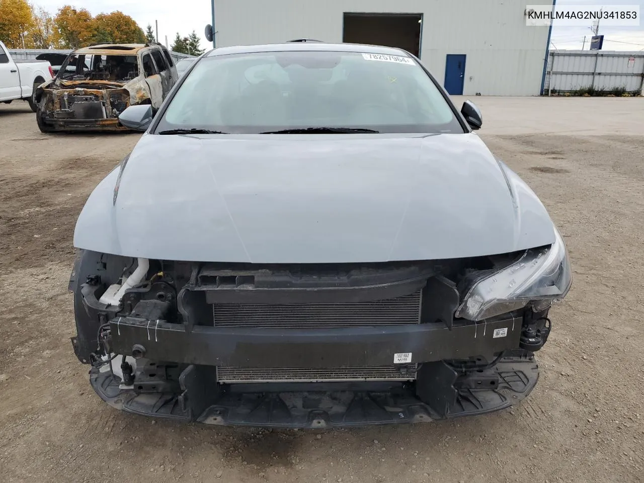 2022 Hyundai Elantra Sel VIN: KMHLM4AG2NU341853 Lot: 78257964