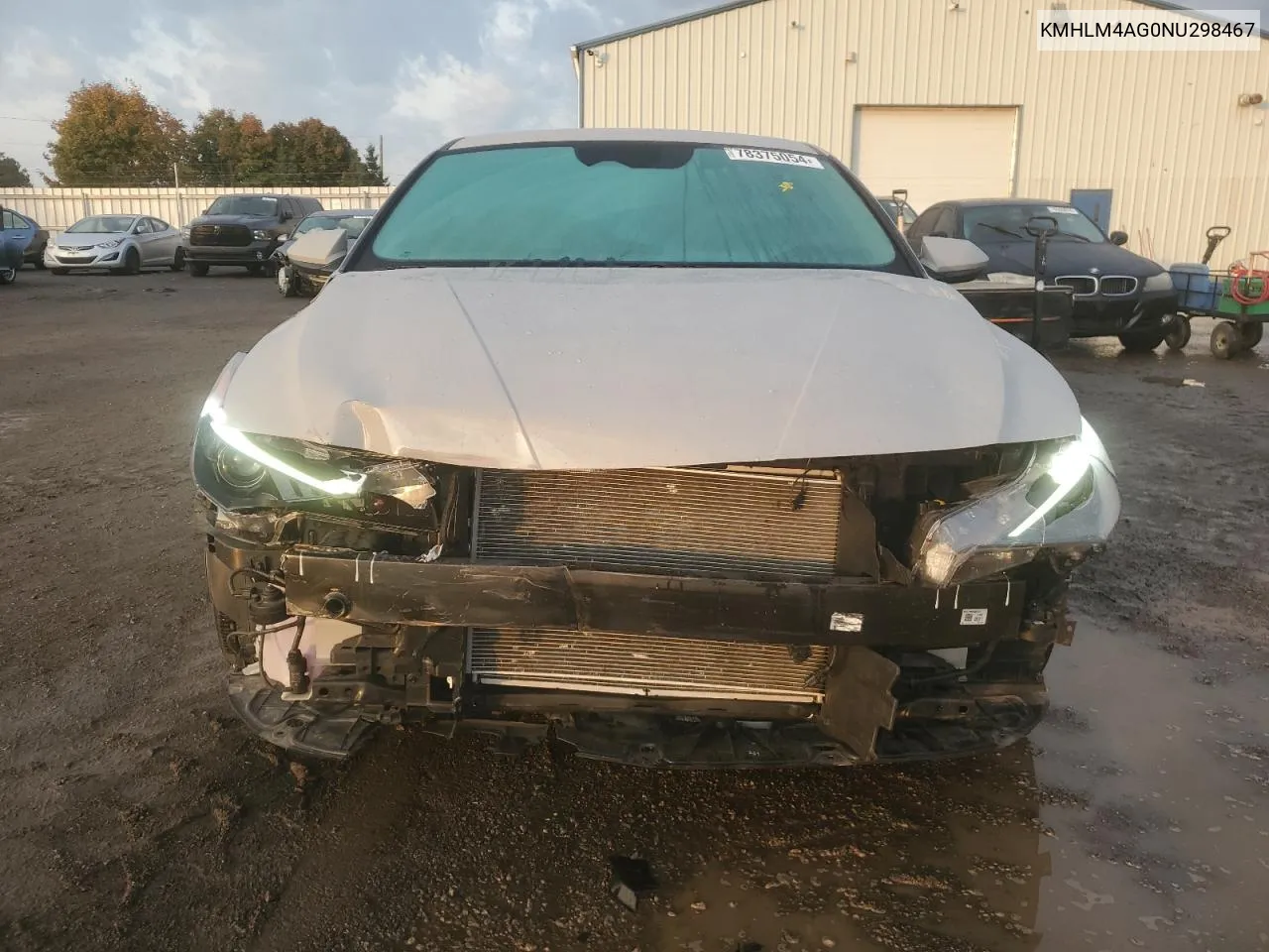 2022 Hyundai Elantra Sel VIN: KMHLM4AG0NU298467 Lot: 78375054