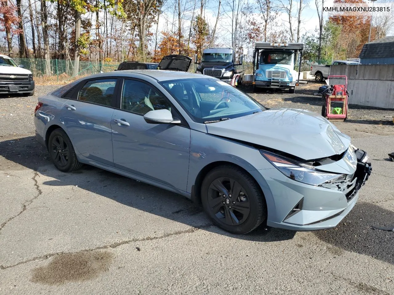 2022 Hyundai Elantra Sel VIN: KMHLM4AGXNU283815 Lot: 78636314