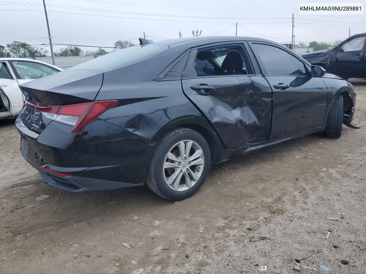 2022 Hyundai Elantra Sel VIN: KMHLM4AG9NU289881 Lot: 78646414