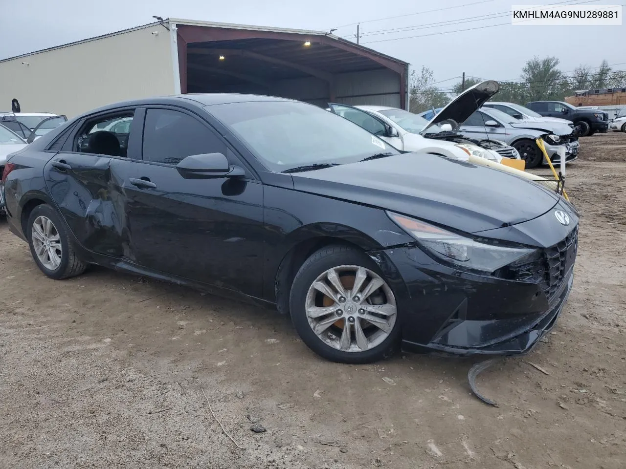 2022 Hyundai Elantra Sel VIN: KMHLM4AG9NU289881 Lot: 78646414