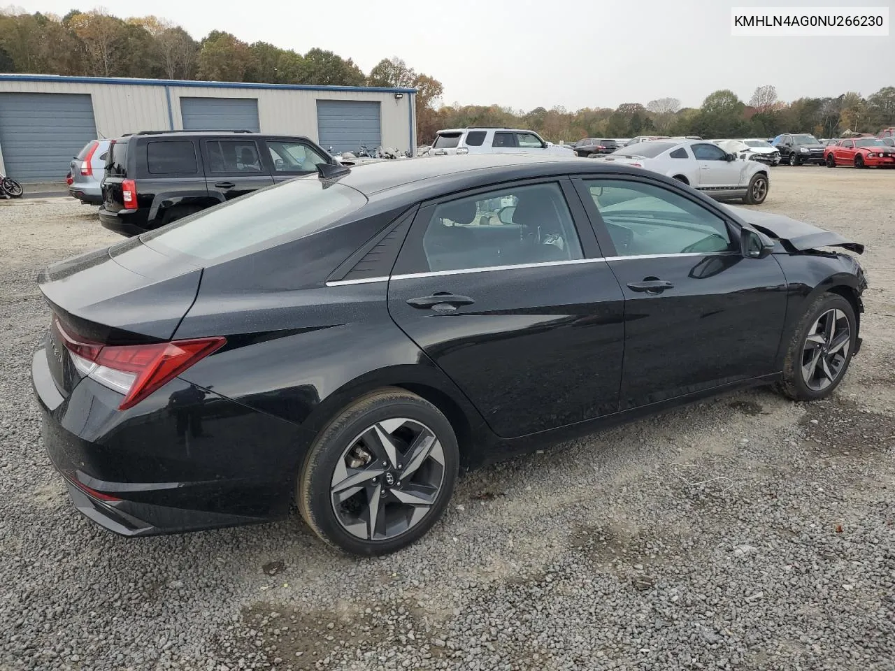 2022 Hyundai Elantra Sel VIN: KMHLN4AG0NU266230 Lot: 78661164