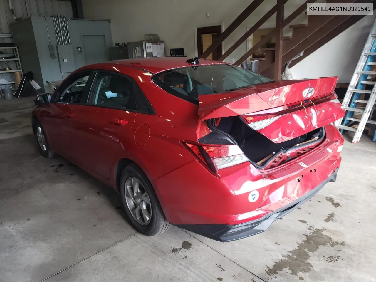 2022 Hyundai Elantra Se VIN: KMHLL4AG1NU329549 Lot: 78796494