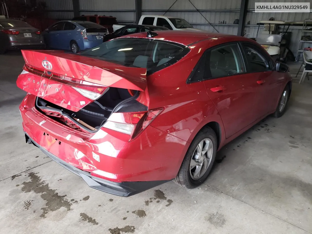 2022 Hyundai Elantra Se VIN: KMHLL4AG1NU329549 Lot: 78796494