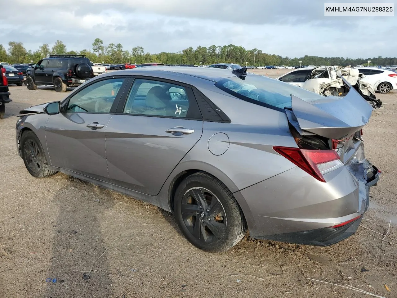 2022 Hyundai Elantra Sel VIN: KMHLM4AG7NU288325 Lot: 78896144