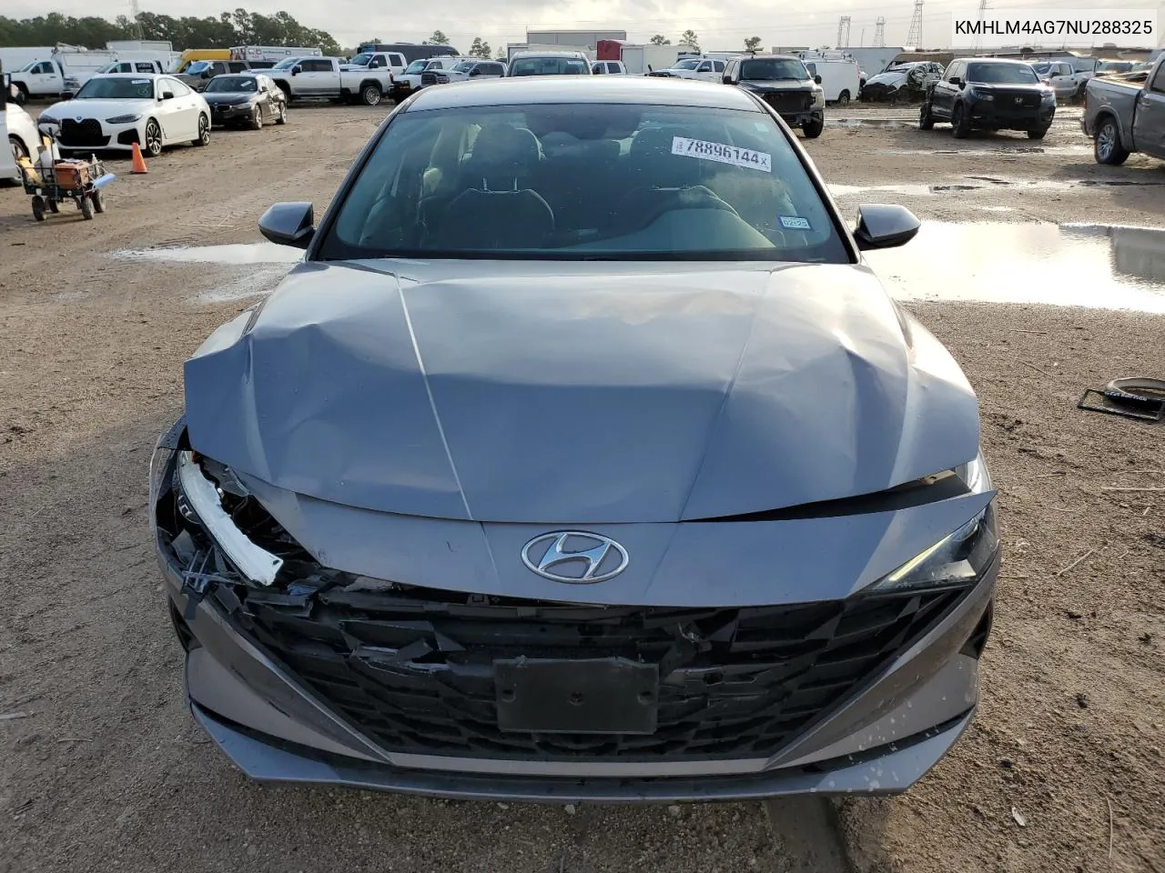 2022 Hyundai Elantra Sel VIN: KMHLM4AG7NU288325 Lot: 78896144