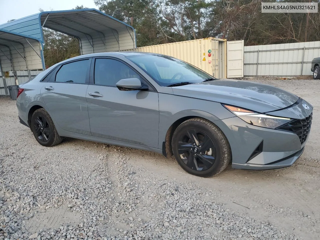 2022 Hyundai Elantra Sel VIN: KMHLS4AG5NU321621 Lot: 78960664