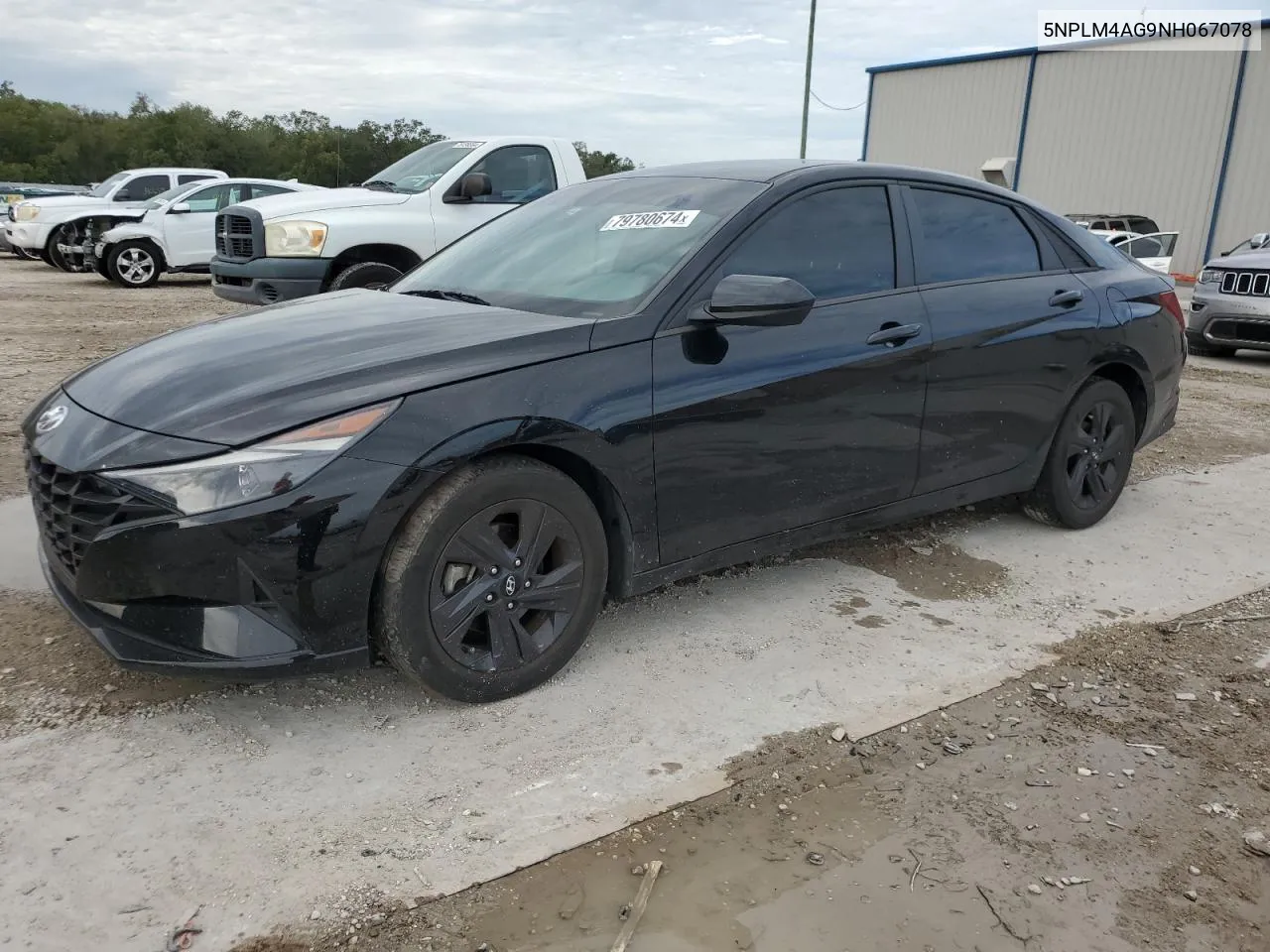 2022 Hyundai Elantra Sel VIN: 5NPLM4AG9NH067078 Lot: 79780674