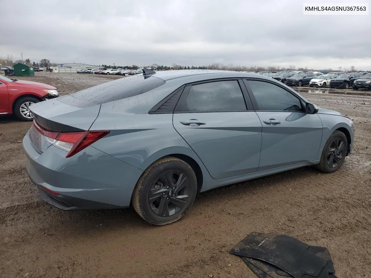 2022 Hyundai Elantra Sel VIN: KMHLS4AG5NU367563 Lot: 80386654