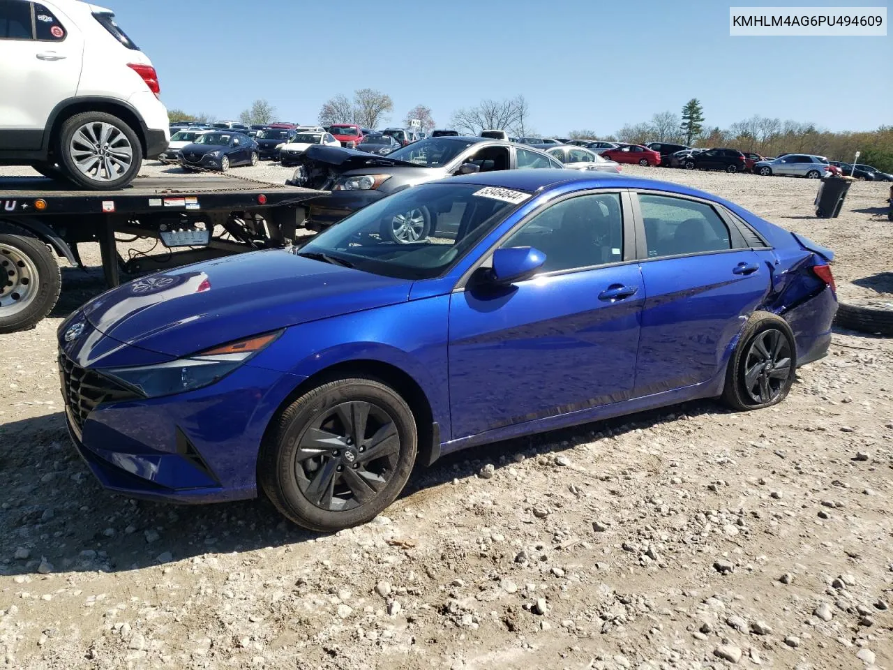 2023 Hyundai Elantra Sel VIN: KMHLM4AG6PU494609 Lot: 53464644