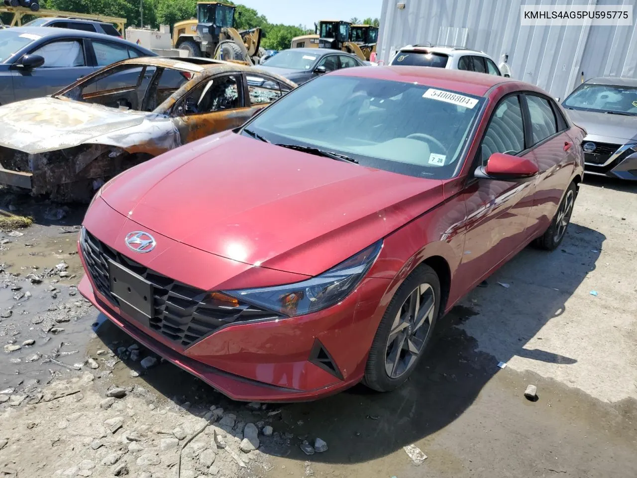 2023 Hyundai Elantra Sel VIN: KMHLS4AG5PU595775 Lot: 54008804