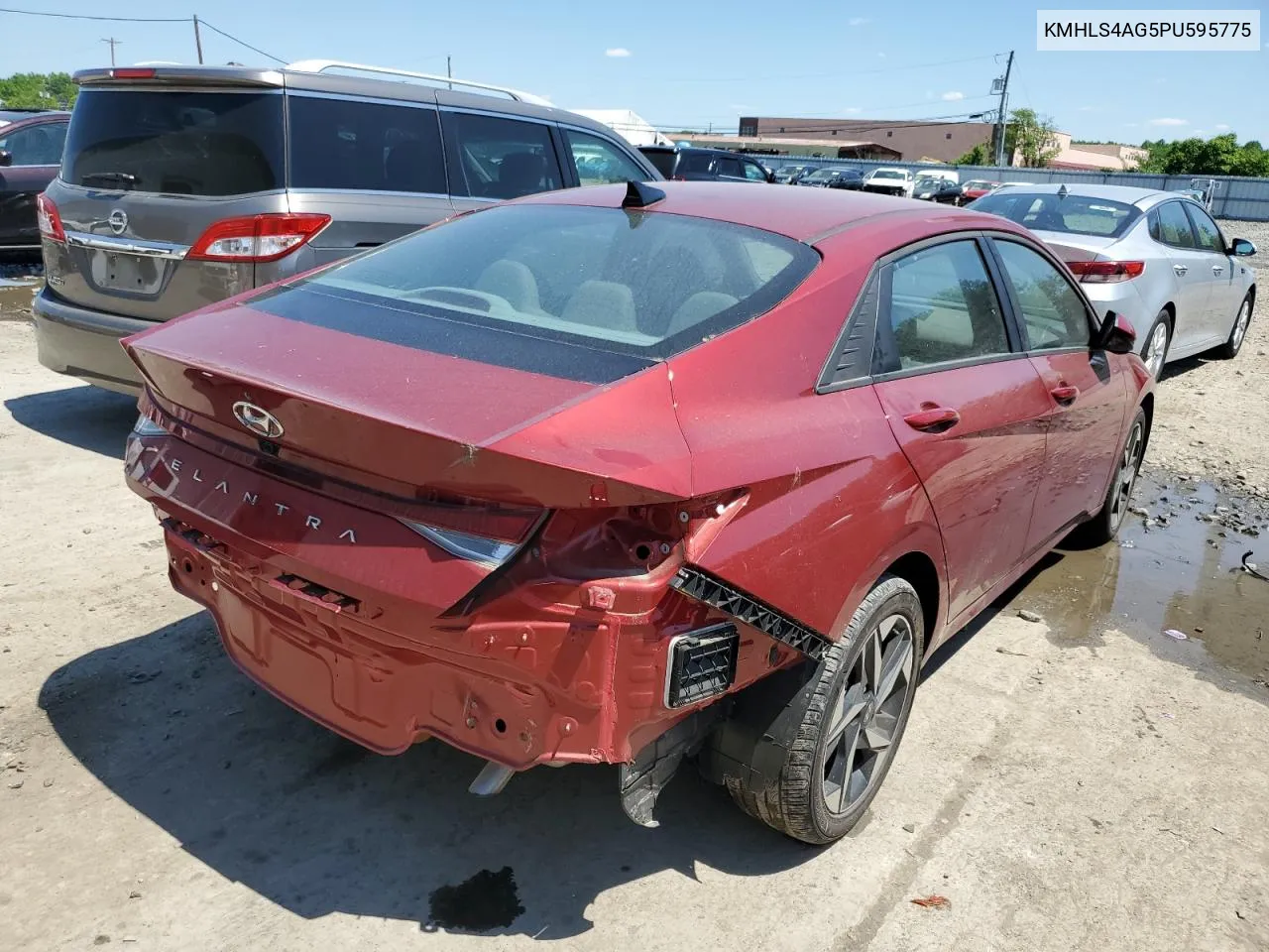 KMHLS4AG5PU595775 2023 Hyundai Elantra Sel