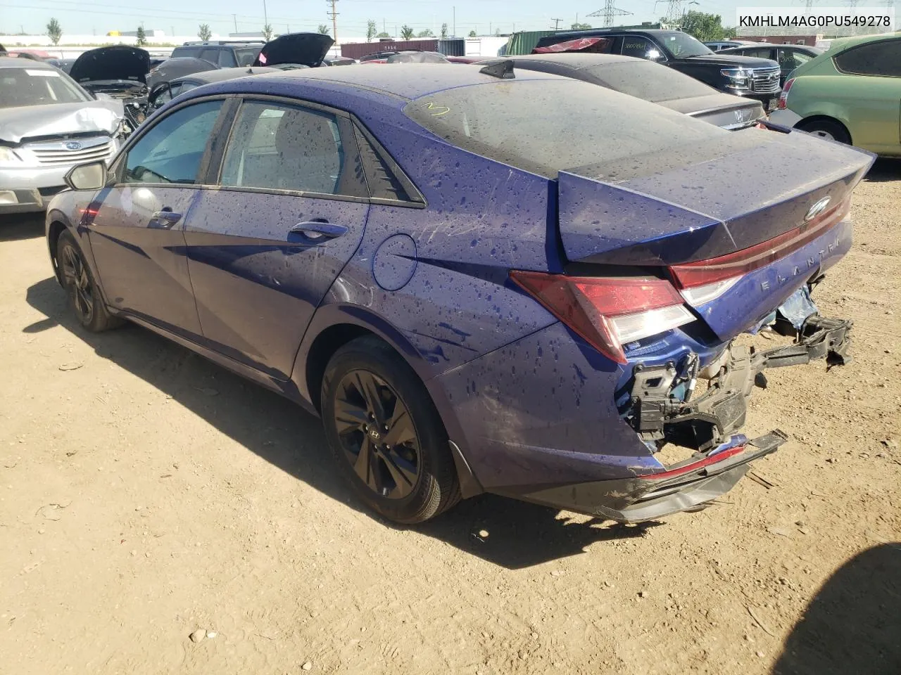 2023 Hyundai Elantra Sel VIN: KMHLM4AG0PU549278 Lot: 58097594